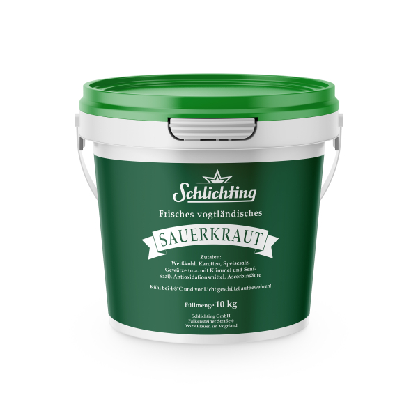 Frisches Sauerkraut 10kg Vogtländisches